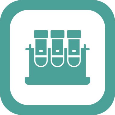 test tüpleri vektör simgesi modern basit tasarım