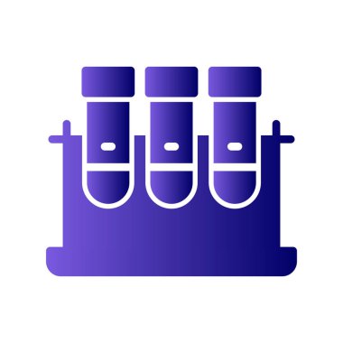 test tüpleri vektör simgesi modern basit tasarım