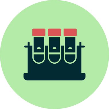 test tüpleri vektör simgesi modern basit tasarım