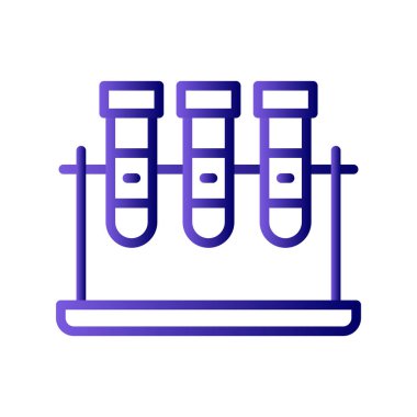 test tüpleri vektör simgesi modern basit tasarım