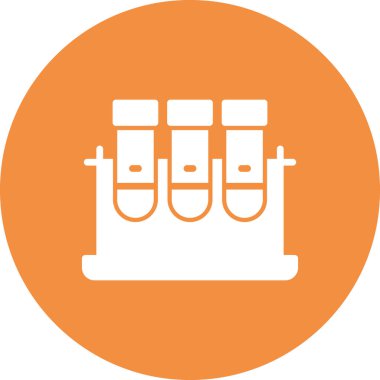 test tüpleri vektör simgesi modern basit tasarım