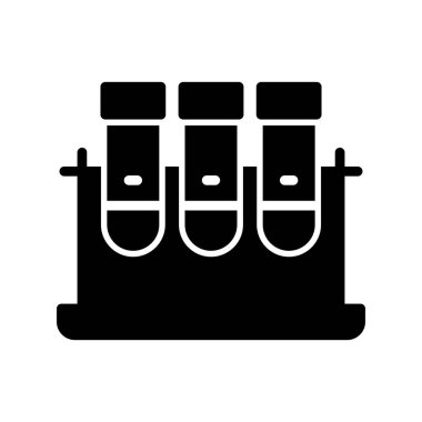 test tüpleri vektör simgesi modern basit tasarım
