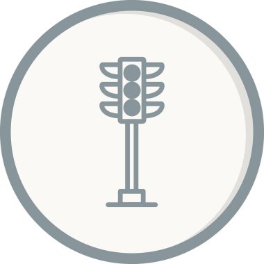 Trafik ışıkları vektör simgesi