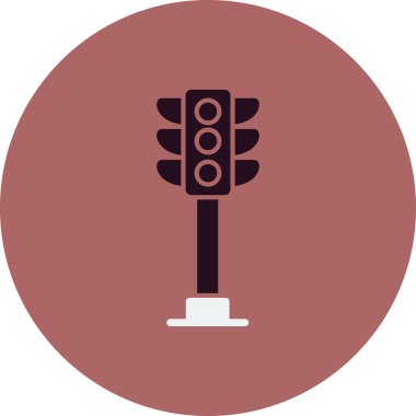 Trafik ışıkları vektör simgesi