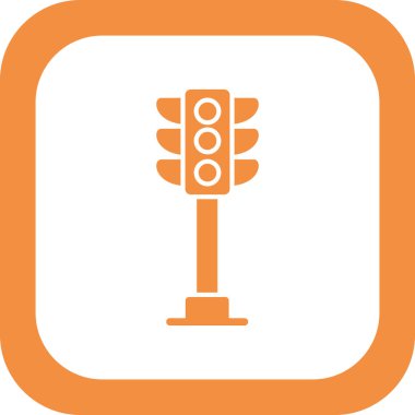 Trafik ışıkları vektör simgesi
