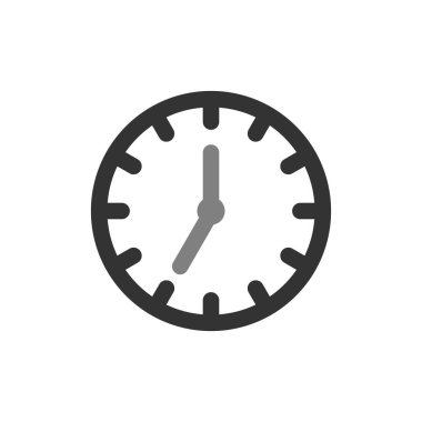 Saat simgesinin vektör illüstrasyonu