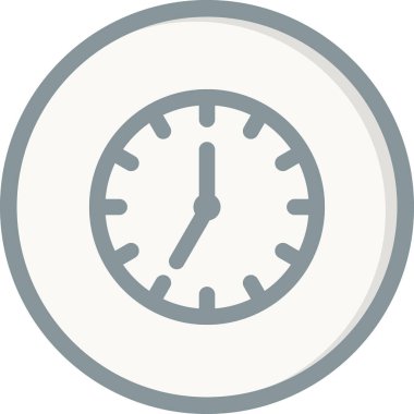 Saat simgesinin vektör illüstrasyonu