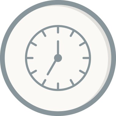 Saat simgesinin vektör illüstrasyonu