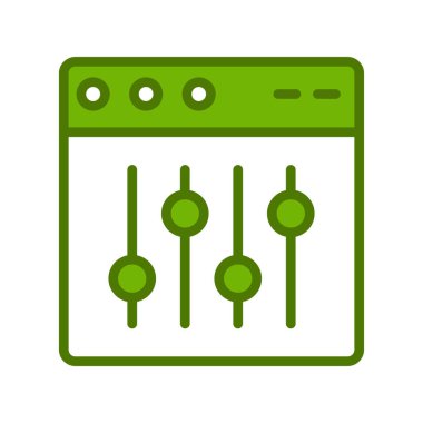 Web tarayıcı, basit vektör illüstrasyon tasarımı