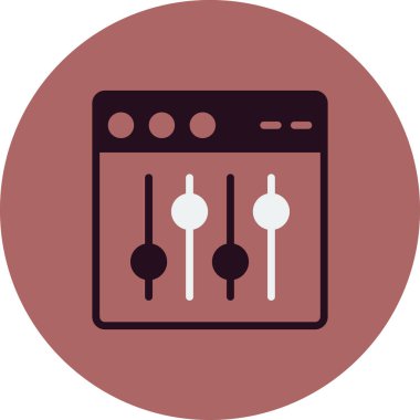 Web tarayıcı, basit vektör illüstrasyon tasarımı