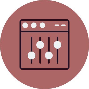 Web tarayıcı, basit vektör illüstrasyon tasarımı