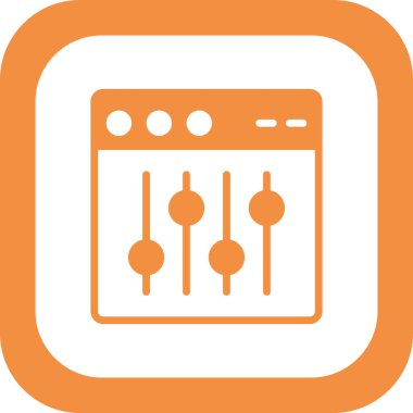 Web tarayıcı, basit vektör illüstrasyon tasarımı