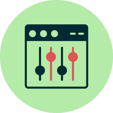 Web tarayıcı, basit vektör illüstrasyon tasarımı