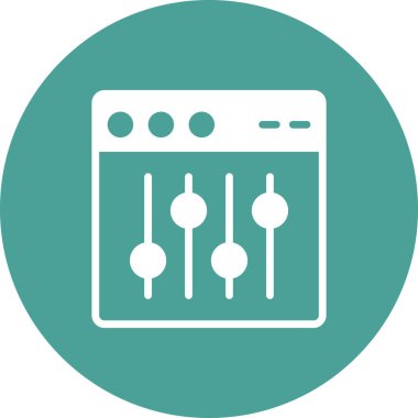 Web tarayıcı, basit vektör illüstrasyon tasarımı