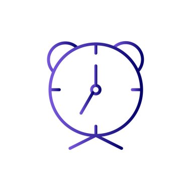  Çalar saat. Web simgesi basit illüstrasyon