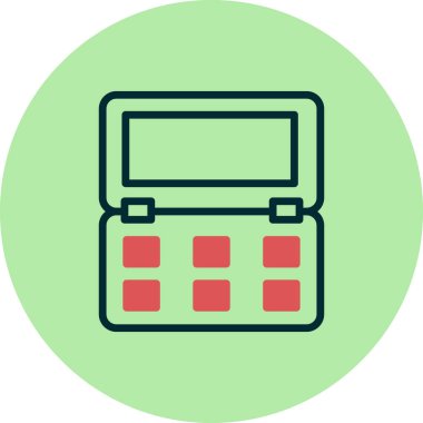 Modern Blush simgesinin vektör çizimi