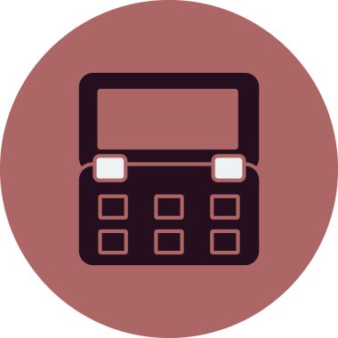 Modern Blush simgesinin vektör çizimi