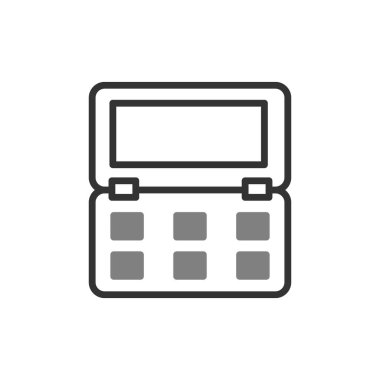 Modern Blush simgesinin vektör çizimi