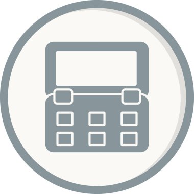 Modern Blush simgesinin vektör çizimi