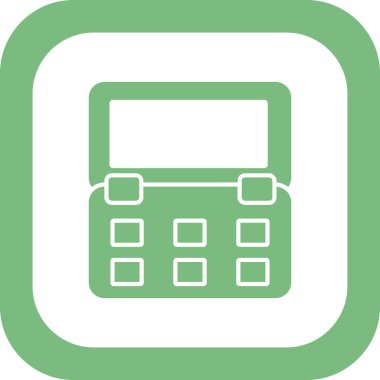 Modern Blush simgesinin vektör çizimi