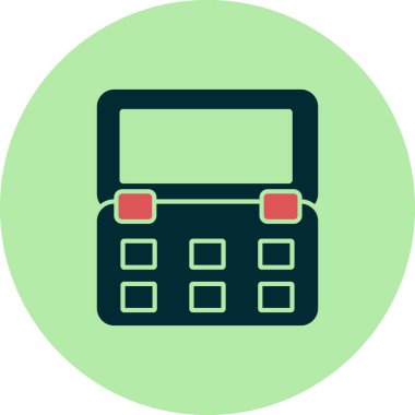 Modern Blush simgesinin vektör çizimi