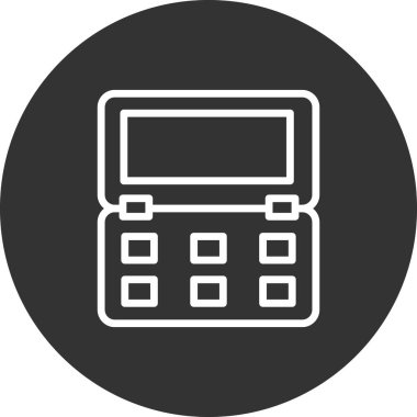 Modern Blush simgesinin vektör çizimi