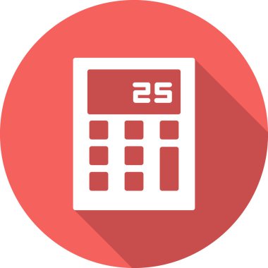 hesap makinesi simgesi vektör illüstrasyonu 