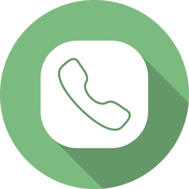 - Telefon. Web simgesi basit bir illüstrasyon. Ara 