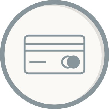 Kredi kartıyla. Basit tasarım 