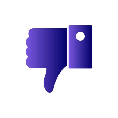 Sevimsiz hareket çizgisi vektör resimleme simgesi ile el