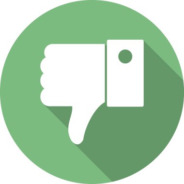 Sevimsiz hareket çizgisi vektör resimleme simgesi ile el