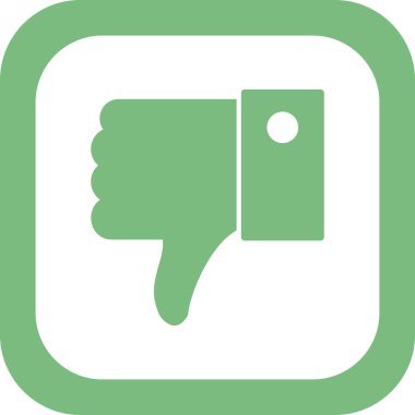 Sevimsiz hareket çizgisi vektör resimleme simgesi ile el