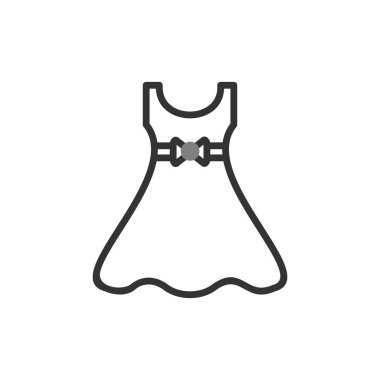 Elbise. Web simgesi basit illüstrasyon