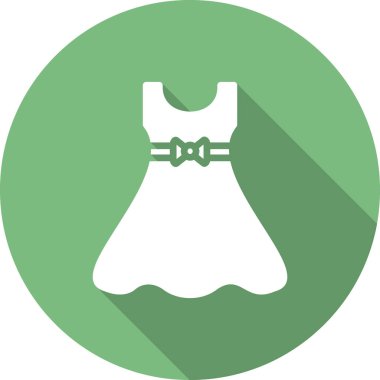 Elbise. Web simgesi basit illüstrasyon