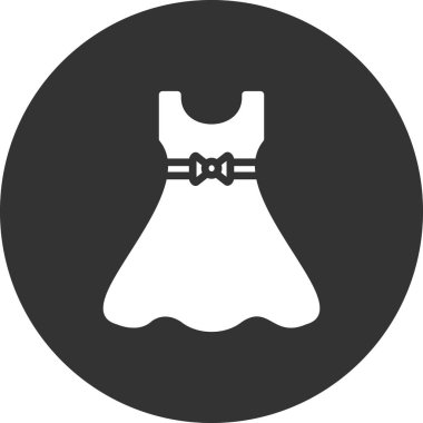 Elbise. Web simgesi basit illüstrasyon