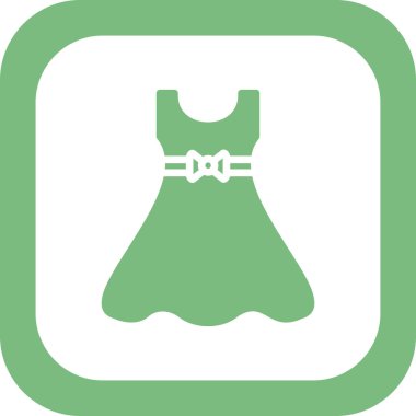 Elbise. Web simgesi basit illüstrasyon