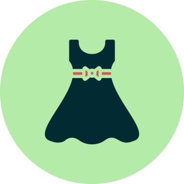 Elbise. Web simgesi basit illüstrasyon