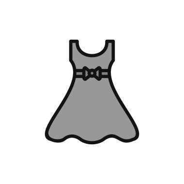 Elbise. Web simgesi basit illüstrasyon