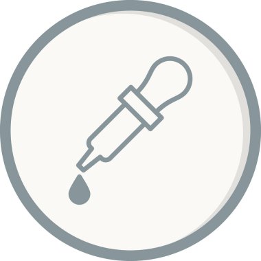 Modern sağlık ikonunun vektör çizimi. Göz damlası 