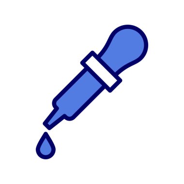 Modern sağlık ikonunun vektör çizimi. Göz damlası 