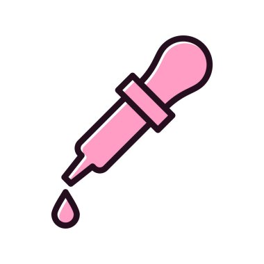 Modern sağlık ikonunun vektör çizimi. Göz damlası 