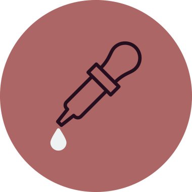 Modern Göz damlası simgesinin vektör çizimi