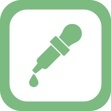 Modern Göz damlası simgesinin vektör çizimi