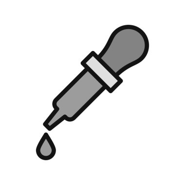 Modern Göz damlası simgesinin vektör çizimi