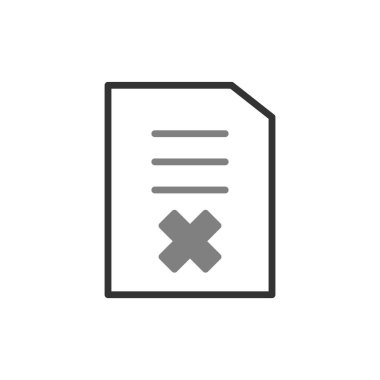 Dosya simgesi, vektör illüstrasyon tasarımı