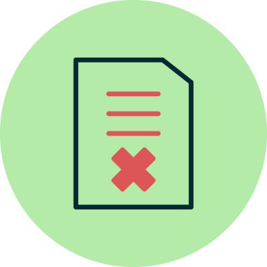 Dosya simgesi, vektör illüstrasyon tasarımı