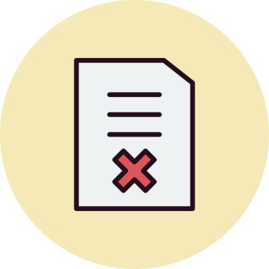 Dosya simgesi, vektör illüstrasyon tasarımı