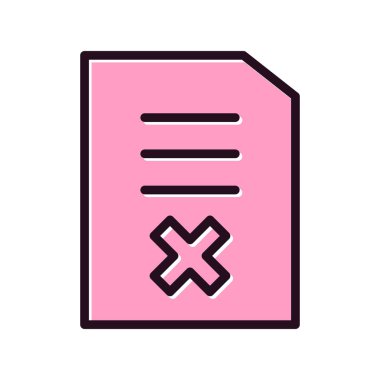 Dosya simgesi, vektör illüstrasyon tasarımı