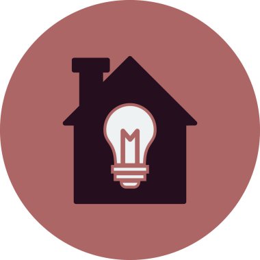 Modern lamba simgesinin vektör illüstrasyonu