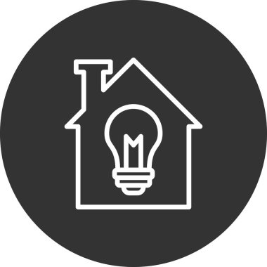 Modern lamba simgesinin vektör illüstrasyonu